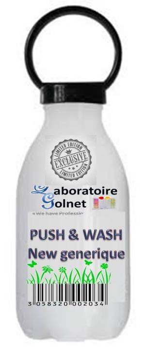 Push and wash